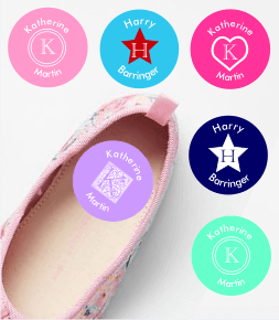 Monogram Shoe Labels